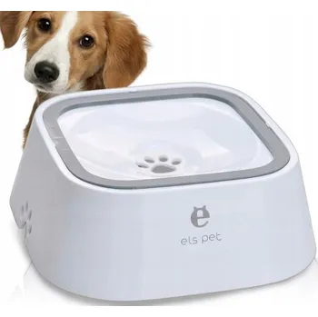 Miska pro psa Napáječka z plastu Els Pet bílá 1 l