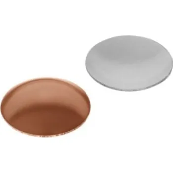 Plech Krytka klempířská pozinkovaná měděno hnědá RAL 8004 průměr 16 mm