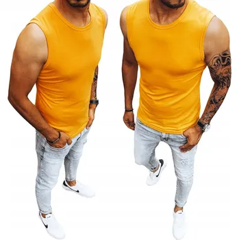 PÁNSKÉ TRIČKO BEZ RUKÁVŮ TANK TOP rx4915 - XL
