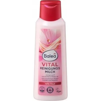 BALEA Čisticí pleťové mléko Vital Rose Růžové s arganovým olejem 200 ml