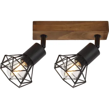 Bodové svítidlo Rabalux bodové svítidlo Zeus E14 2x MAX 40W dub 3138