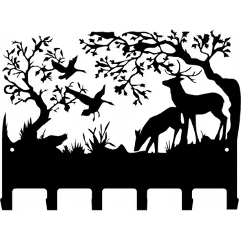 Věšák Šatní ramínko , černé, FRACZEK