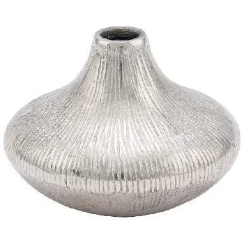Váza Váza pr. 7,5cm, stříbrná, pr. 7,5x6,5cm (DOPRODEJ)|Ego Dekor