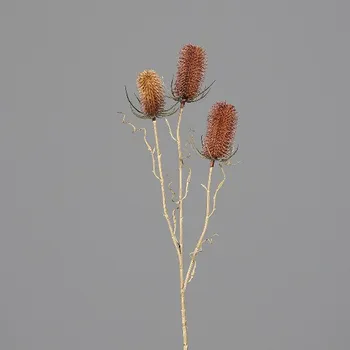 umělá květina Dekorace Bodlák, sv. hnědá, 70cm|Ego Dekor