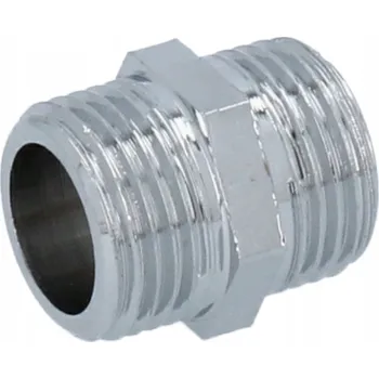 Fitinka Poniklovaná spojka vsuvka 3/8'' VNĚJŠÍ ZÁVIT mosaz pro vodovodní potrubí