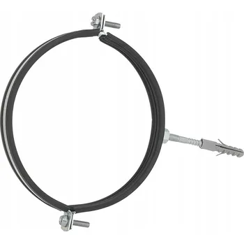 Objímka kovová s gumou pro trubky 8" 200-212 mm s montážním příslušenstvím