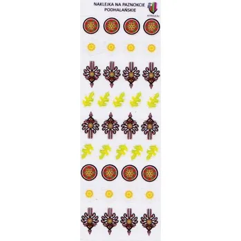 samolepka Samolepky na podhalanské nehty