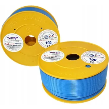elektrický kabel Vodič LGY/H05V-K 1,00 mm2 100 m Modrý