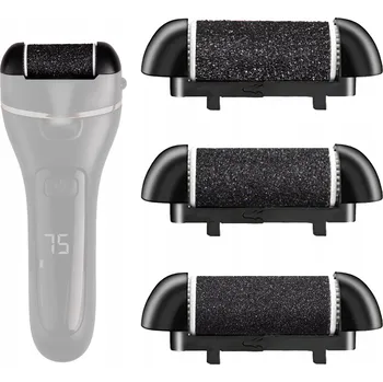 Péče o chrup Vyměnitelné NÁSTAVCE HLAVICE k elektrickému pilníku na nohy SADA 3 kusů