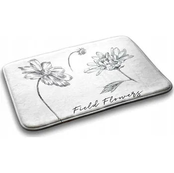 Koupelnová předložka Měkká koupelnová předložka / kobereček - Květinový motiv