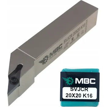 Pracovní nůž Nůž SVJCR 2020 K16, destička VCMT 1604 MBC