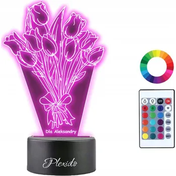 Lampička Noční lampa Plexido vícebarevná