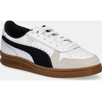 Pánská obuv Kožené tenisky Puma Indoor, 44.5, bílá, 00X