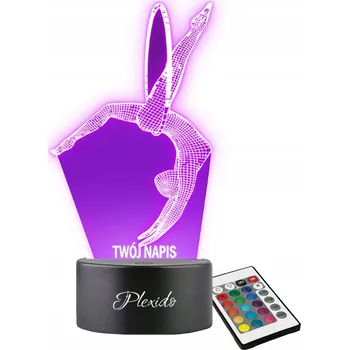 Lampička Plexido vícebarevná Noční lampa