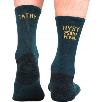 Dámské ponožky Trekingové Ponožky BLACK PEAK LIGHT z merino vlny Tatry Rysy 35-38