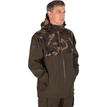 Rybářské oblečení Bunda Fox RS25K Khaki / Camo Std Jacket Velikost L