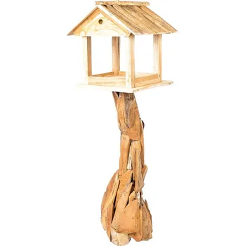Krmítko pro ptáka DEOKORK Teakové krmítko EAGEL