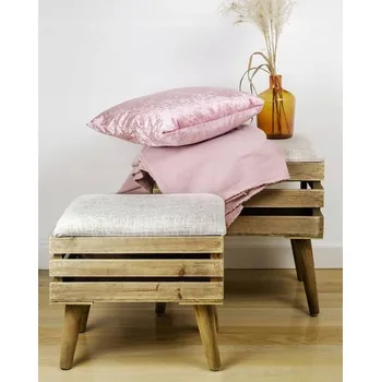 Taburet Taburet čalouněný Tajemniczy ogród béžový