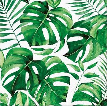 Papírový ubrousek Ubrousky Paw Monstera 33x33 cm 20 kusů