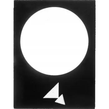 vypínač Štítek - Stykač Schneider Electric 0 V IP20, černá barva, 1 kus