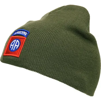 Čepice Čepice zimní Fostex Beanie 82nd Airborne - olivová