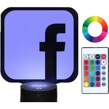 Lampička Noční lampa Plexido vícebarevná