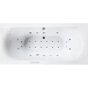 Vana Velká obdélníková akrylátová vana s hydromasáží do koupelny 180x80 cm, jacuzzi