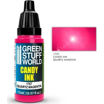 Modelářská barva Green Stuff World Candy Ink QUARTZ MAGENTA 17ml (Green Stuff World)
