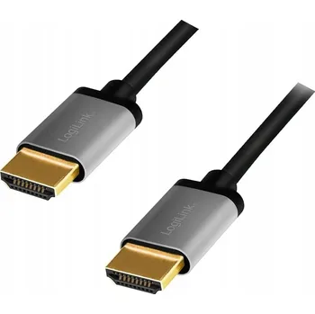 Video kabel HDMI kabel LogiLink CHA0101 4K/60 Hz, hliníkový, 2 m
