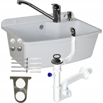 Granitový dřez Technický dřez pracovní komora baterie dávkovač