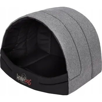 Pelíšek pro psa Bouda pro psa nebo kočku, pelíšek pro psa se stříškou 45x35 cm