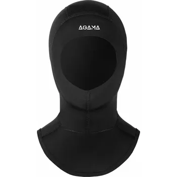 Neoprenový oblek AGAMA Neoprenová kukla na potápění MIKY 5 mm S ČERNÁ