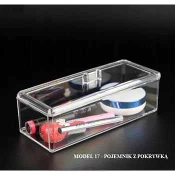 Organizér na kosmetiku Akrylový průhledný organizér na kosmetiku | MODEL 17 - ZÁSOBNÍK S VÍKEM