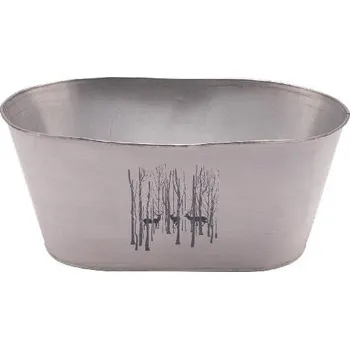 Obal na květináč Jeleni v lese, oválný, 30x17,5x12,5cm, ks|Ego Dekor