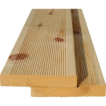 Terasové prkno ASKO a.s. Prkno terasové Borovice severská, (oboust. jemně rýhované), 26x146x4000mm