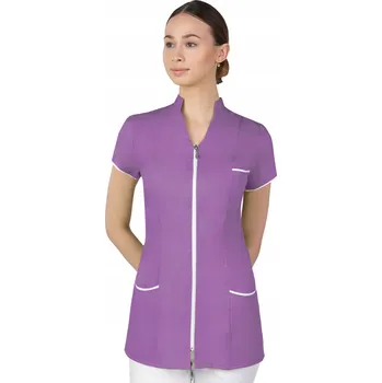 Dámské sako 52 DÁMSKÝ ZDRAVOTNICKÝ PLÁŠŤ Sako na zip Kosmetická zástěra 308