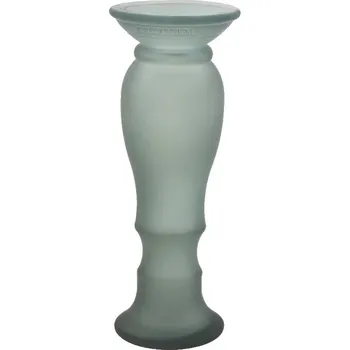 Váza Svícen|váza 30cm, ABRIL, zelená matná|Vidrios San Miguel|Recycled Glass