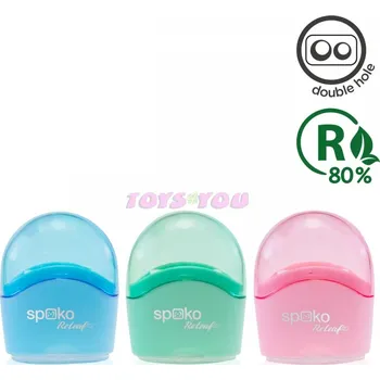 Ořezávátko Spoko 038299224 ReLeaf ořezávátko Candy Duo, s víčkem a kontejnerem, mix pastelových barev