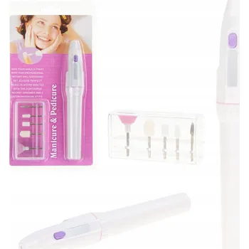 Bruska na manikúru Martom bílá + 5 fréz