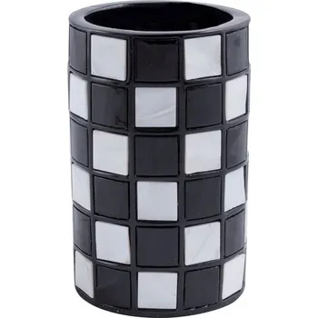 Držák na kartáček Kelímek na kartáčky Awd Pierre 230 ml bílo-černý