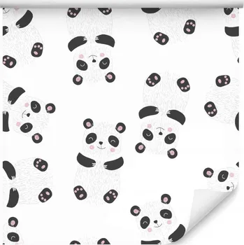 Tapeta Tapeta do dívčího pokoje, roztomilé medvídky, pandy