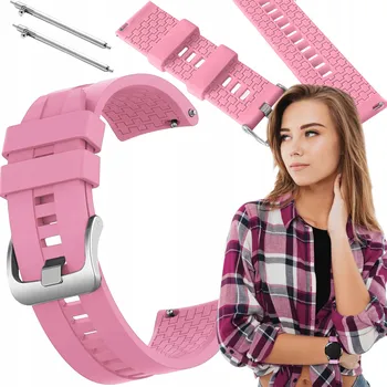 Řemínek na hodinky Řemínek ChronSmarta pro Huawei 22mm, růžový