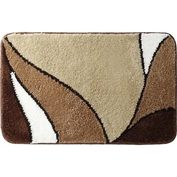 Koupelnová předložka Blancheporte Velmi hebká a hustá koupelnová předložka, motiv Rostliny kaštanová WC 50x40 cm