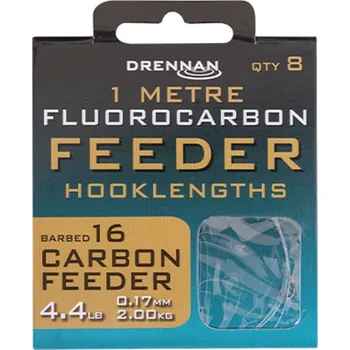 Drennan návazce Fluorocarbon Feeder Carbon Feeder vel.16 / 4,4lb