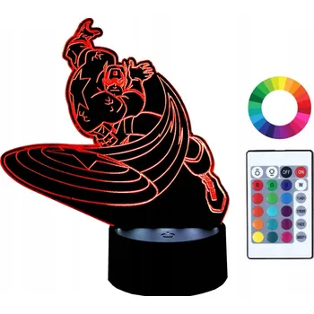 Lampička Noční lampa Plexido vícebarevná