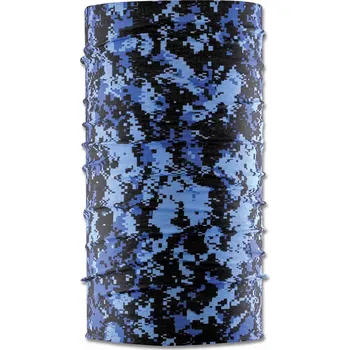Šála FLYING RYBÁŘ Sunbandit Obličejová potápěčské brýle UPF30 Ochranná šála modrá digitální Nákrčník