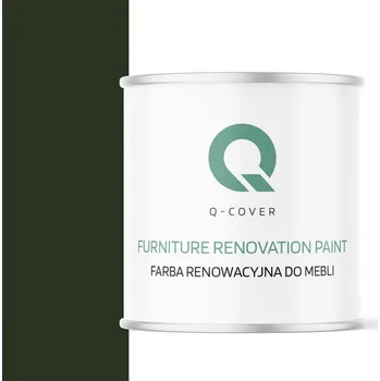 Lak na dřevo Barva na dřevo, na nábytek Q-COVER 2,5 l RAL6007 POLOMAT NA LAMINOVANOU NÁBYTKOVOU DESKU, polomatná
