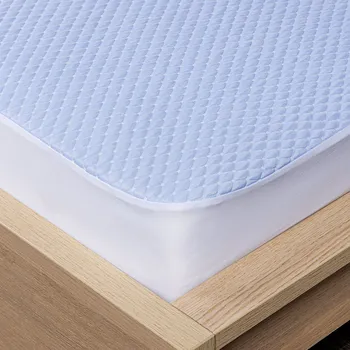 Chránič matrace 4Home Chladicí nepropustný chránič matrace s lemem Cooler, 180 x 200 cm, modrá