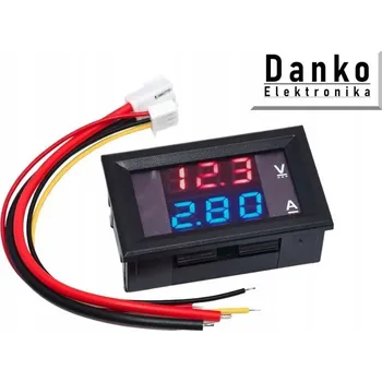 IP kamera Digitální voltmetr Jack&Daniels Woltomierz i amperomierz panelowy