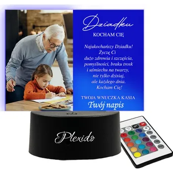 Lampička Plexido vícebarevná Noční lampa